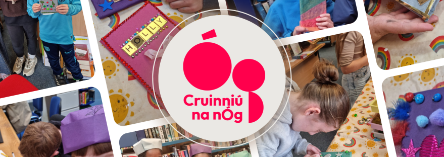 Crinniú na nÓg 2025 bookmaking workshops by SHC