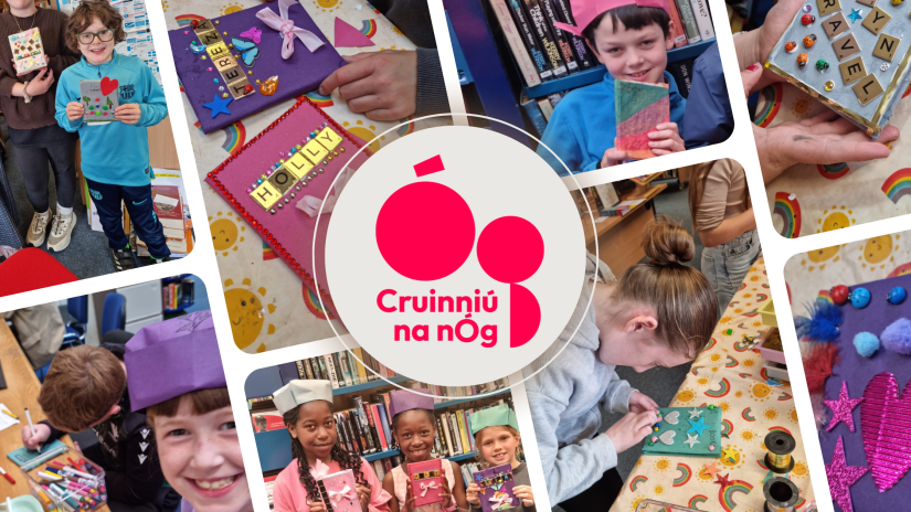 Crinniú na nÓg 2025 bookmaking workshops by SHC